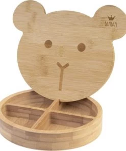 Bambam Boîtes Et Paniers De Rangements Enfant Boîte à Bijoux Ours En Bambou