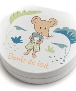 Jardideco Accessoires De Salle De Bain Enfant Boîte à Dents De Lait Quenottes