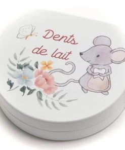 Jardideco Accessoires De Salle De Bain Enfant Boîte à Dents De Lait Quenottes