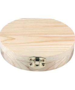 Youdoit Accessoires De Salle De Bain Enfant Boîte Pour Dents De Lait En Bois Brut D12x2,7cm