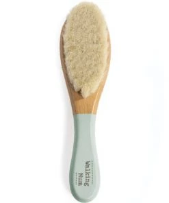 Walking Mum Accessoires De Salle De Bain Enfant Brosse Bébé En Bois Vert
