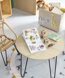 Maisons Du Monde Boîtes Et Paniers De Rangements Enfant Caisse à Jouets à Roulettes Imprimé Animaux -Coussins enfant Soldes 2022 caisse a jouets a roulettes imprime animaux 1000 6 40 207049 6