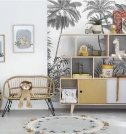 Maisons Du Monde Boîtes Et Paniers De Rangements Enfant Caisse à Jouets à Roulettes Imprimé Animaux -Coussins enfant Soldes 2022 caisse a jouets a roulettes imprime animaux 1000 6 40 207049 7