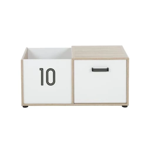 Gami Boîtes Et Paniers De Rangements Enfant Coffre à Jouets Chêne Blanc 5 Gami Boîtes Et Paniers De Rangements Enfant Coffre à Jouets Chêne Blanc – Image 3