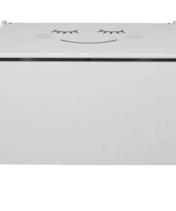 The Home Deco Kids Boîtes Et Paniers De Rangements Enfant Coffre à Jouets Effet Bois Moon -Coussins enfant Soldes 2022 coffre a jouets effet bois moon 2