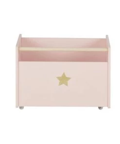 Maisons Du Monde Boîtes Et Paniers De Rangements Enfant Coffre à Jouets Rose à Roulettes
