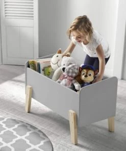 Vipack Boîtes Et Paniers De Rangements Enfant Coffre à Jouets Vieux Rose -Coussins enfant Soldes 2022 coffre a jouets vieux rose 5