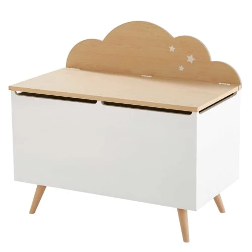 Maisons Du Monde Boîtes Et Paniers De Rangements Enfant Coffre Enfant Nuage Bicolore 4 Maisons Du Monde Boîtes Et Paniers De Rangements Enfant Coffre Enfant Nuage Bicolore – Image 2