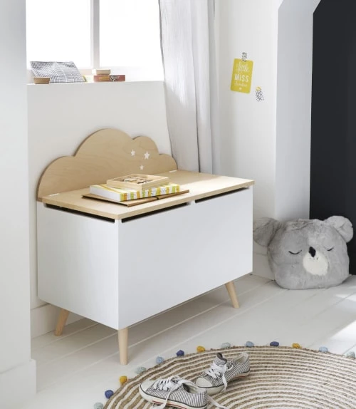 Maisons Du Monde Boîtes Et Paniers De Rangements Enfant Coffre Enfant Nuage Bicolore 8 Maisons Du Monde Boîtes Et Paniers De Rangements Enfant Coffre Enfant Nuage Bicolore – Image 6