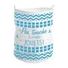 STC Boîtes Et Paniers De Rangements Enfant Corbeille à Linge Ou à Jouets Bleue H50cm -Coussins enfant Soldes 2022 corbeille a linge ou a jouets bleue h50cm 1