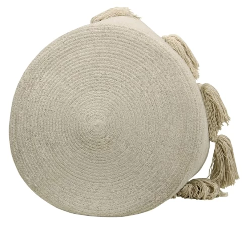 Lorena Canals Boîtes Et Paniers De Rangements Enfant Corbeille En Coton Blanc 30xØ45 4 Lorena Canals Boîtes Et Paniers De Rangements Enfant Corbeille En Coton Blanc 30xØ45 – Image 2