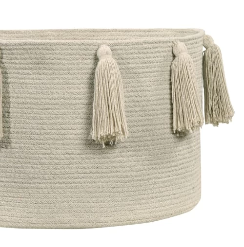 Lorena Canals Boîtes Et Paniers De Rangements Enfant Corbeille En Coton Blanc 30xØ45 5 Lorena Canals Boîtes Et Paniers De Rangements Enfant Corbeille En Coton Blanc 30xØ45 – Image 3