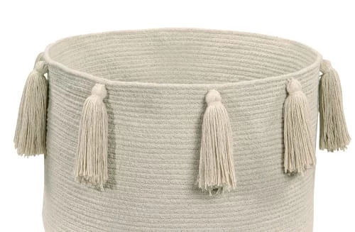 Lorena Canals Boîtes Et Paniers De Rangements Enfant Corbeille En Coton Blanc 30xØ45 7 Lorena Canals Boîtes Et Paniers De Rangements Enfant Corbeille En Coton Blanc 30xØ45 – Image 5