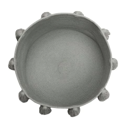 Lorena Canals Boîtes Et Paniers De Rangements Enfant Corbeille En Coton Gris 30xØ45 6 Lorena Canals Boîtes Et Paniers De Rangements Enfant Corbeille En Coton Gris 30xØ45 – Image 4