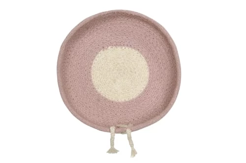 Lorena Canals Boîtes Et Paniers De Rangements Enfant Corbeille En Coton Rose 13xØ20 6 Lorena Canals Boîtes Et Paniers De Rangements Enfant Corbeille En Coton Rose 13xØ20 – Image 4