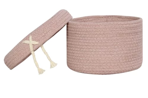 Lorena Canals Boîtes Et Paniers De Rangements Enfant Corbeille En Coton Rose 13xØ20 7 Lorena Canals Boîtes Et Paniers De Rangements Enfant Corbeille En Coton Rose 13xØ20 – Image 5