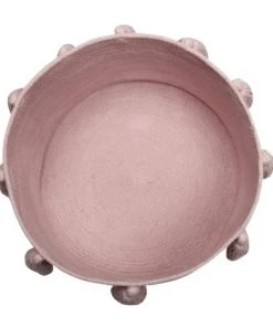 Lorena Canals Boîtes Et Paniers De Rangements Enfant Corbeille En Coton Rose 30xØ45 -Coussins enfant Soldes 2022 corbeille en coton rose 30xoe45 9