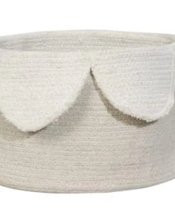 Lorena Canals Boîtes Et Paniers De Rangements Enfant Corbeille Pétales Coton Blanc 20xØ33