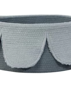 Lorena Canals Boîtes Et Paniers De Rangements Enfant Corbeille Pétales Coton Vert 20xØ33