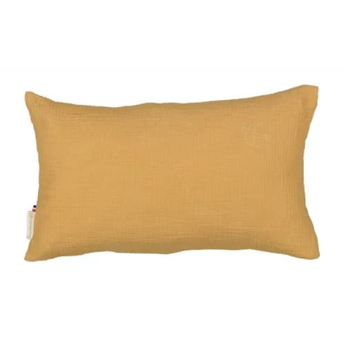 Chouchouette Coussins Enfant Coussin 30x50 Brodé Hirondelle Camel En Gaze De Coton 5 Chouchouette Coussins Enfant Coussin 30x50 Brodé Hirondelle Camel En Gaze De Coton – Image 3