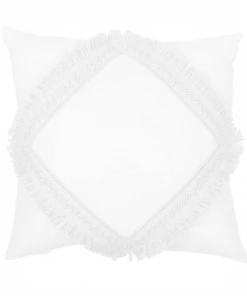 Lignea Kids Coussins Enfant Coussin à Franges Blanc