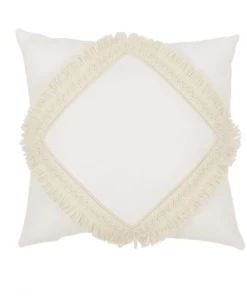 Lignea Kids Coussins Enfant Coussin à Franges Vanille