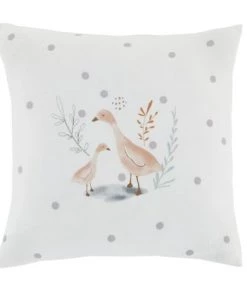 Maisons Du Monde Coussins Enfant Coussin à Motifs Blancs, Bleus Et Rose, 40x40