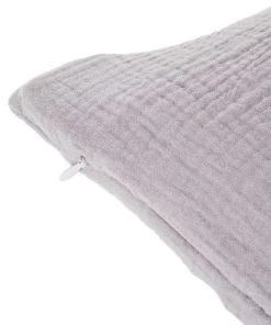 Maisons Du Monde Coussins Enfant Coussin à Pois En Gaze De Coton Doré Et Violet, 35x35 -Coussins enfant Soldes 2022 coussin a pois en gaze de coton dore et violet 35x35 1000 11 30 226145 3