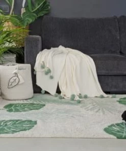 Coussins enfant Soldes 2022 -Coussins enfant Soldes 2022 coussin a pompons circulaire noir 1