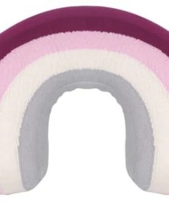Kindsgut Coussins Enfant Coussin Arc-en-Ciel En Coton Rose