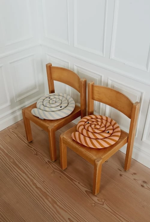 OYOY Living Design Coussins Enfant Coussin Bleu En Coton Et En Polyester Ø30cm 4 OYOY Living Design Coussins Enfant Coussin Bleu En Coton Et En Polyester Ø30cm – Image 2