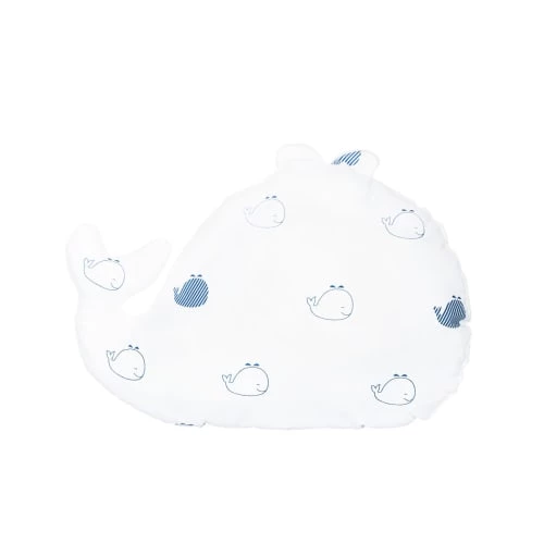 Sauthon Coussins Enfant Coussin Blue Baleine (40 X 30 Cm) 4 Sauthon Coussins Enfant Coussin Blue Baleine (40 X 30 Cm) – Image 2