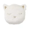 Maisons Du Monde Coussins Enfant Coussin Chat Imitation Fourrure Blanche Brodé Doré 30x30