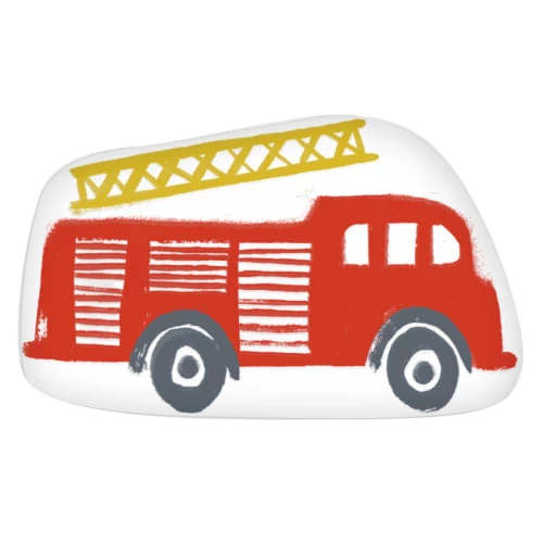Future Home Coussins Enfant Coussin Coton Blanc Avec Camion De Pompiers 44x27cm 3 Future Home Coussins Enfant Coussin Coton Blanc Avec Camion De Pompiers 44x27cm