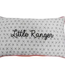 Future Home Coussins Enfant Coussin Coton Blanc Avec Motifs Et Inscription 30x50cm