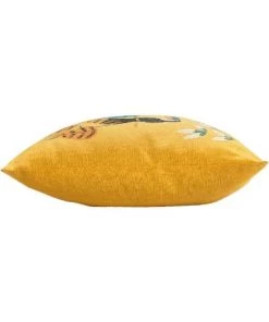Douceur D'Intérieur Coussins Enfant Coussin Coton Jaune 40x40cm -Coussins enfant Soldes 2022 coussin coton jaune 40x40cm 3