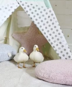 Lorena Canals Coussins Enfant Coussin Coton Rond Rose 50Ø -Coussins enfant Soldes 2022 coussin coton rond rose 50oe 3