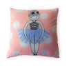 Future Home Coussins Enfant Coussin Coton Rose Avec Danseuse 40x40cm