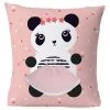 Future Home Coussins Enfant Coussin Coton Rose Avec Panda 40x40cm -Coussins enfant Soldes 2022 coussin coton rose avec panda 40x40cm