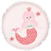Future Home Coussins Enfant Coussin Coton Rose Avec Sirène 30cm