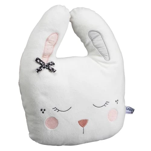 Sauthon Coussins Enfant Coussin Déco Lapin 34x26cm En Polyester Blanc 3 Sauthon Coussins Enfant Coussin Déco Lapin 34x26cm En Polyester Blanc