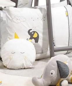 Sauthon Coussins Enfant Coussin Déco Lune 27x27cm En Velours Blanc -Coussins enfant Soldes 2022 coussin deco lune 27x27cm en velours blanc 2