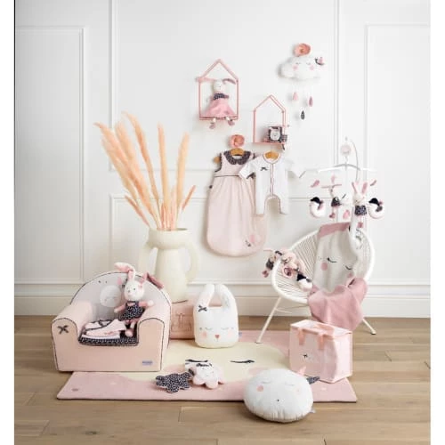 Sauthon Coussins Enfant Coussin Déco Lune 30x30cm En Polyester Blanc 6 Sauthon Coussins Enfant Coussin Déco Lune 30x30cm En Polyester Blanc – Image 4