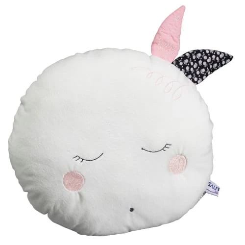 Sauthon Coussins Enfant Coussin Déco Lune 30x30cm En Polyester Blanc 3 Sauthon Coussins Enfant Coussin Déco Lune 30x30cm En Polyester Blanc