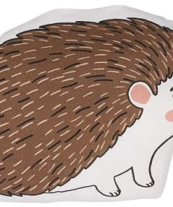 Beliani Coussins Enfant Coussin Décoratif En Tissu Marron 46x12cm