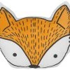 Beliani Coussins Enfant Coussin Décoratif En Tissu Orange 50x12cm