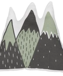 Beliani Coussins Enfant Coussin Décoratif En Tissu Vert 60x12cm