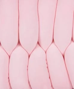 Beliani Coussins Enfant Coussin Décoratif En Velours Rose 45x10cm -Coussins enfant Soldes 2022 coussin decoratif en velours rose 45x10cm 3