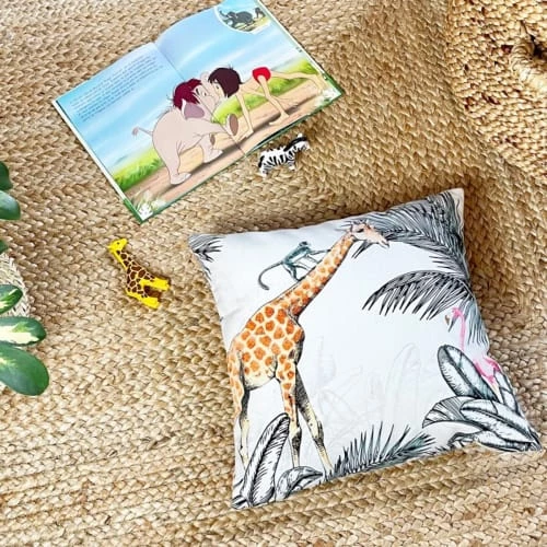 99Déco Coussins Enfant Coussin Déhoussable En Velours Imprimé 40x40cm 5 99Déco Coussins Enfant Coussin Déhoussable En Velours Imprimé 40x40cm – Image 3