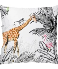 99Déco Coussins Enfant Coussin Déhoussable En Velours Imprimé 40x40cm